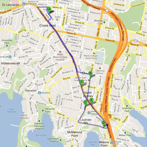 North Sydney - Indoor_map